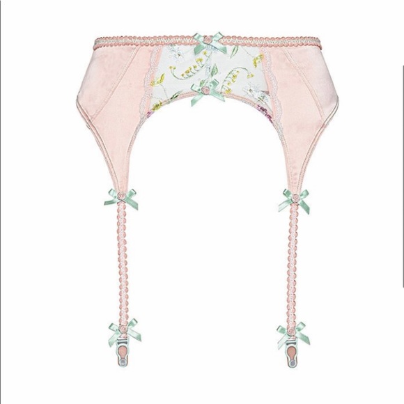 For Love & Lemons Midsummer Floral Garter Belt - Picture 7 of 11